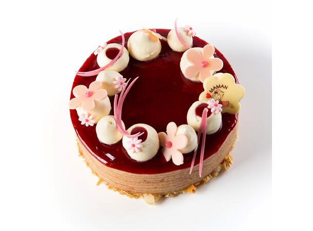 Sukkerblomst rosa/rød - 258stk 150 x Ø1, 60 x Ø2, 48 x Ø2,5cm 