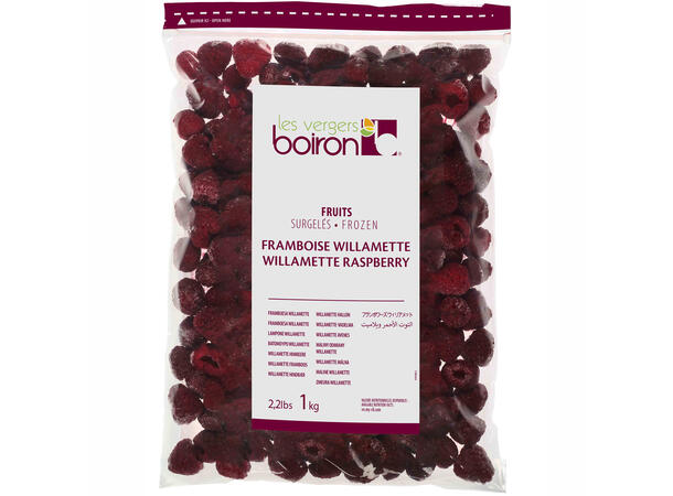Bringebær singelfryst - 1kg Willamette - Serbia 