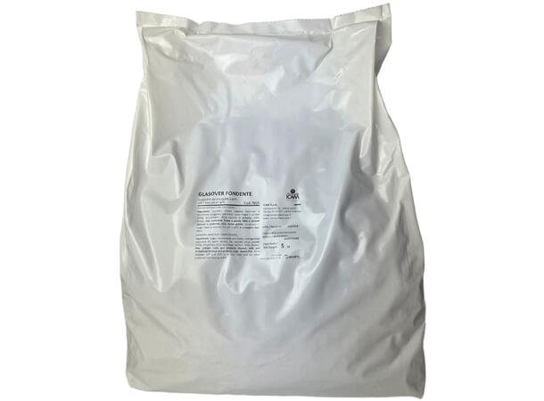 Glasover mørk nontemp sjokolade - 5kg Mye kakaosmak, balansert uten ettersmak 