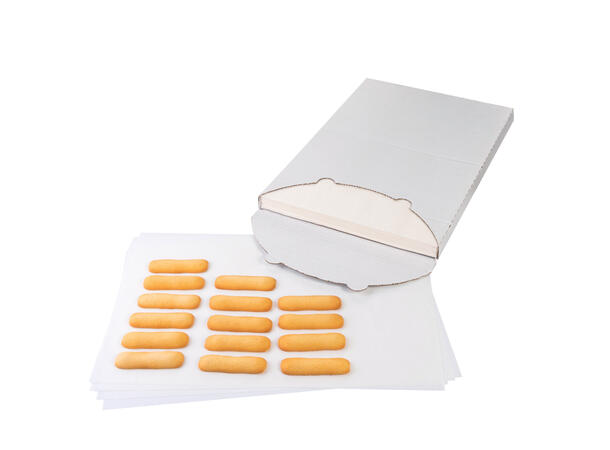 Bakepapir 40x60cm - 500 ark Silikonbelagt, non-stick 
