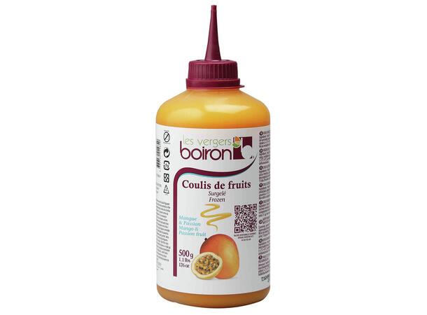 Mango & pasjon coulis - 500g 87% frukt - India, Ecuador og Peru 