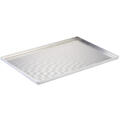 Bakebrett alu. perforert 60 x 40 x H2cm Lavkant 4 sider, 1.5mm tykk