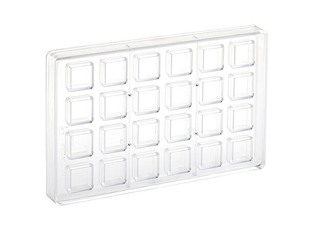 Konfektform polykarbonat 1980 25 x 25 x H13mm - 9ml x 24 