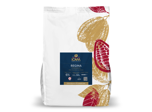 Regina 61% sjokolade - 4kg Intens aroma, balansert kakaosmak 