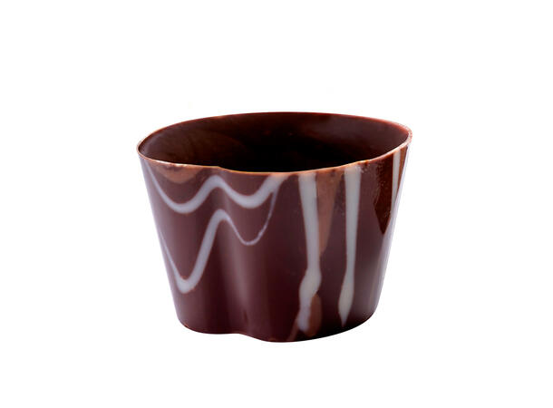 Støpeform ovalt beger polykarbonat 33 x 33 x H23mm - 10g x 24 