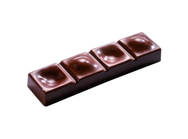 Støpeform sjokoladeplate polykarbonat 100 x 26 x H16mm - 30g x 8 