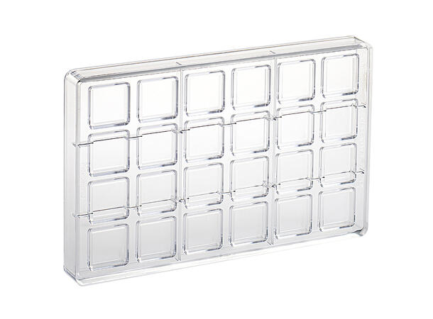 Konfektform polykarbonat 1988 30 x 30 x H8mm - 8ml x 24 