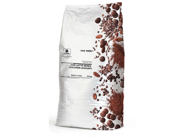 Sjokolade 36% uten sukker - 15kg Full melkesmak og kakao, god sødme 