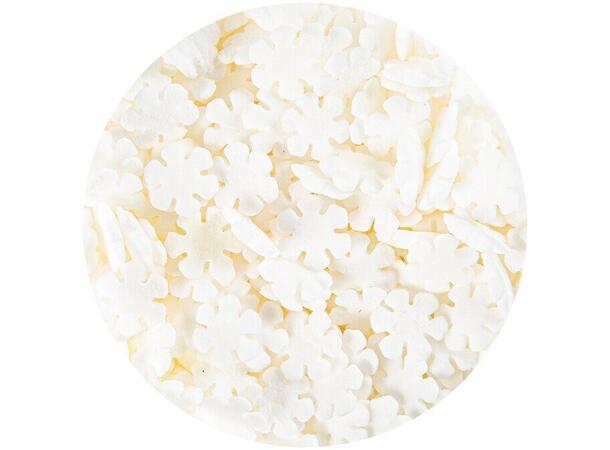 Snøkrystall sukker hvit - 1kg Ø8mm 