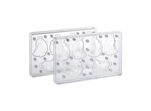 Støpeform polykarbonat Kylling 3D 65 x 84 x H80mm - 45g x 6 