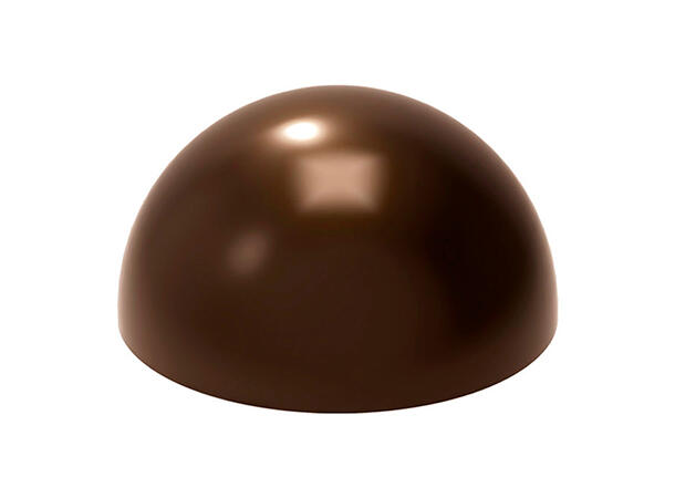 Konfektform polykarbonat Ø20mm halvkule 