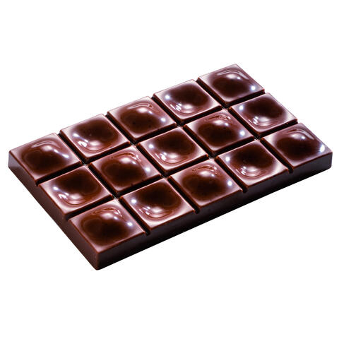St&#248;peform sjokoladeplate polykarbonat 117 x 71 x H31mm - 80g x 3