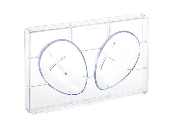 Støpeform polykarbonat 3D Egg 90 x H130mm - 150g x 2 