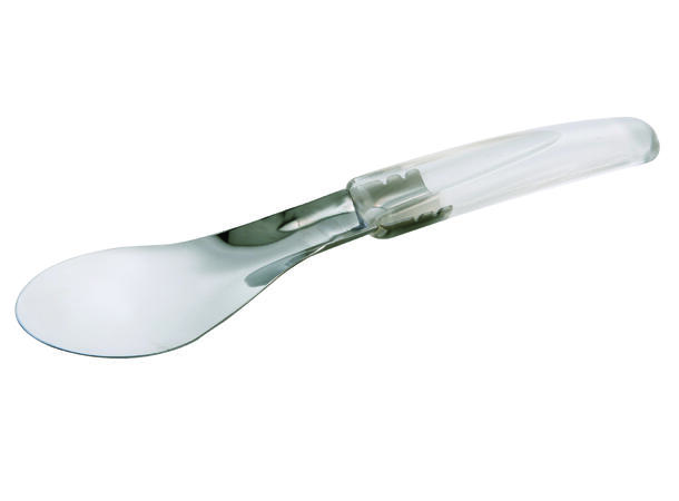 Iskrem spatula Classic transparent 26cm, rustfritt stål, ergonomisk 