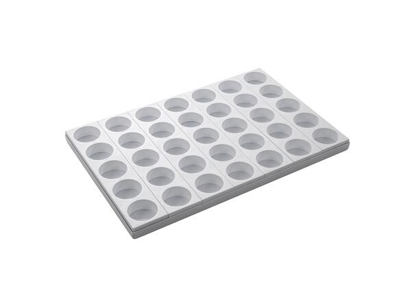 Monoporsjon - Sirkel 60x40cm Ø65 H30 - 100ml 