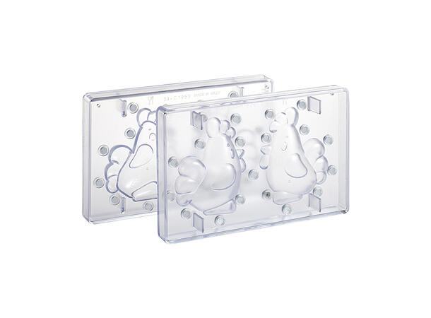 Støpeform polykarbonat Hane 3D 100 x 160 x H126mm - 115g x 2 