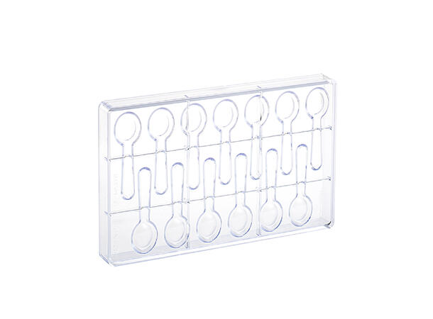 Støpeform polykarbonat 3D Skje 26 x 7 x H96mm - 6gr x 13 