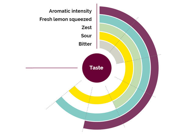 Fruktpure sitron 100% - 6 x 1kg Italia 