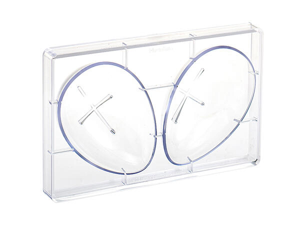 Støpeform polykarbonat 3D Egg 104 x H150mm - 230g x 2 