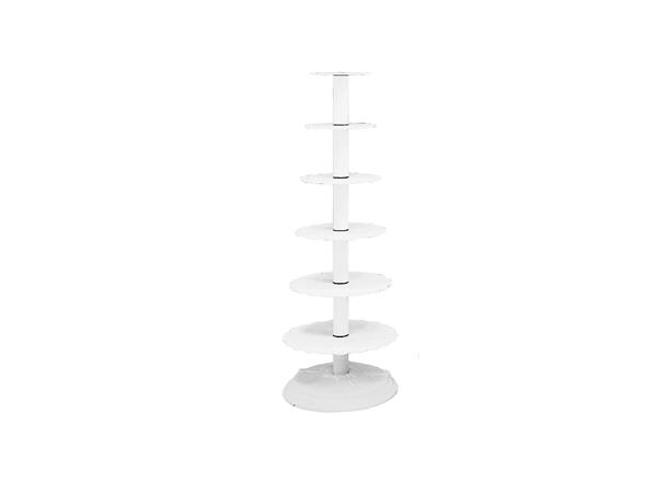 Kakestativ 6 nivåer Ø18, 22, 24, 28, 32 og 36cm - H:110cm 