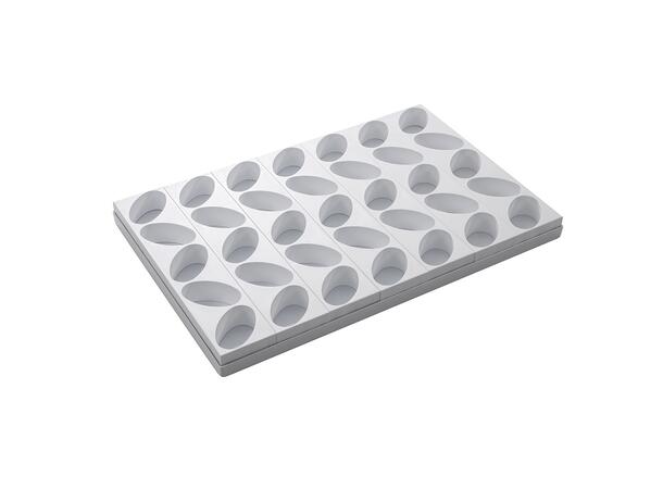 TRAY CM 60X40 OVAL D.65 H40MM 
