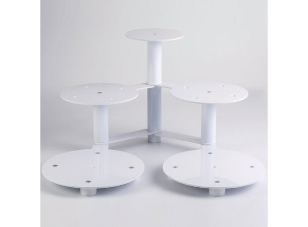 Kakestativ 5 nivåer 1xØ20, 2xØ26, 2xØ32cm - 100 x 53 x H39cm 