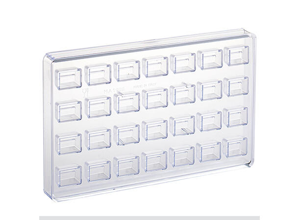 Konfektform polykarbonat 1900 29 x 19 x H16mm - 8ml x 28 