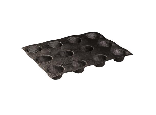 Silikonform perforert - for steking Ø60 x H40mm - 12 x 2stk 