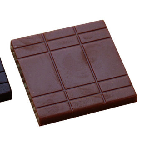 St&#248;peform sjokoladeplate polykarbonat 32 x 32 x H4mm - 24 x 5gr