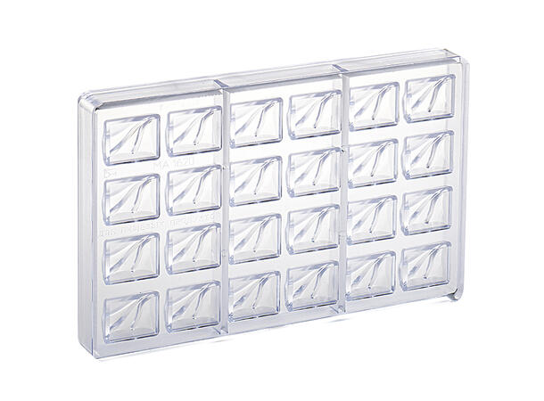 Konfektform polykarbonat 1620 33 x 25 x H12mm - 8ml x 24 