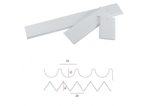Strukturskrape 70cm bredde 