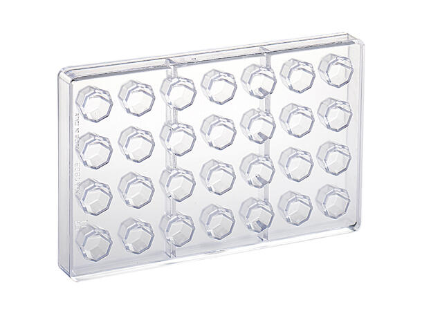 Konfektform polykarbonat 1803 26 x 20 x H21mm - 8ml x 28 