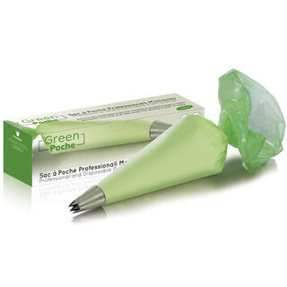 Spr&#248;ytepose gr&#248;nn 40cm - 100stk Non-slip belegg, 80my