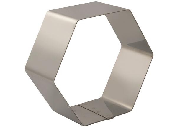Stålform Hexagon - 7 x H4cm 