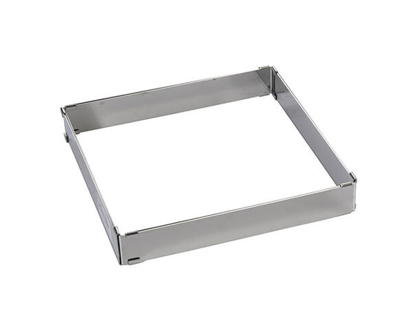 Stålform justerbar 30x30 til 57x56cm Høyde: 4cm 