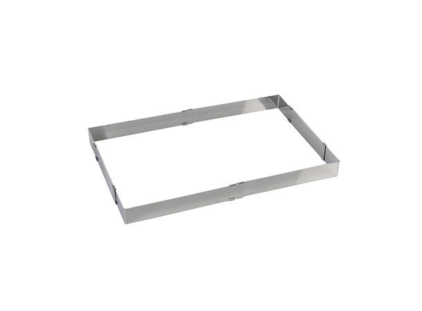 Stålform justerbar 30x30 til 57x56cm Høyde: 4cm 
