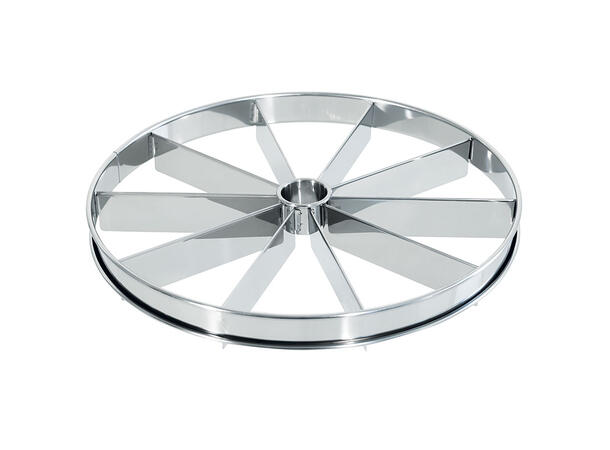 Kake markør 10 biter - Ø33cm Rustfritt stål 