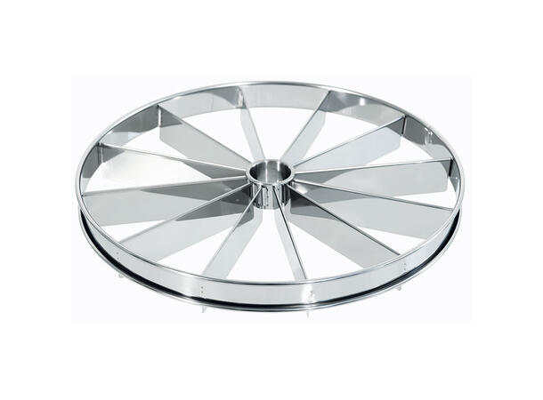 Kake markør 12 biter - Ø33cm Rustfritt stål 