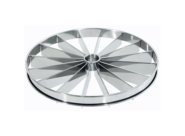 Kake markør 16 biter - Ø33cm Rustfritt stål 