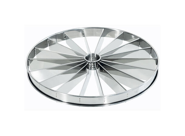 Kake markør 18 biter - Ø33cm Rustfritt stål 