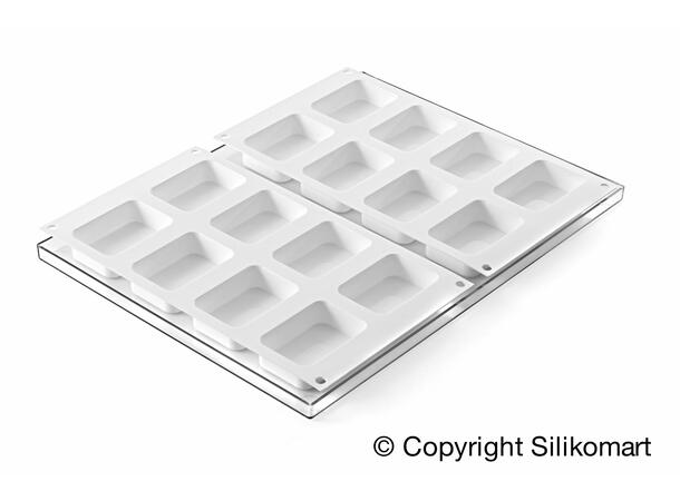 BISC04 Mini Double 71 x 49 x H21mm - 69ml x 16 