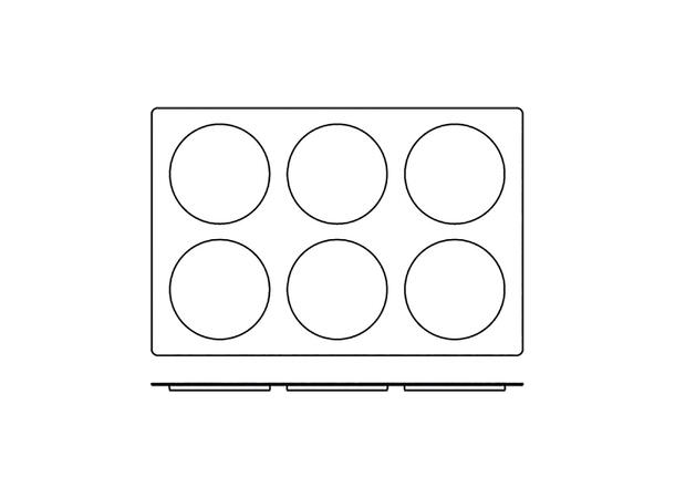 SQ012 Disco 1 Ø160 x H10mm - 200ml x 6 