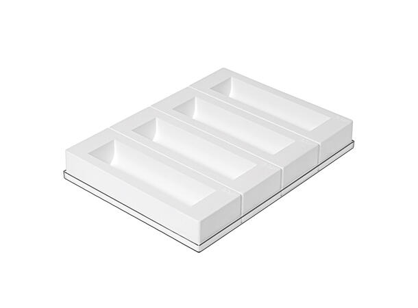 Insert Bûche 4 220 x 60 x H50mm - 565ml x 4 