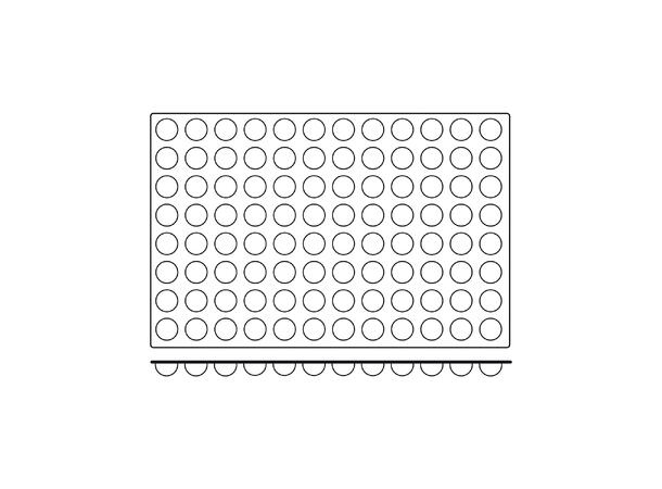 SQ015 Mini Half Sphere Ø35 x H17,5mm - 11ml x 96 