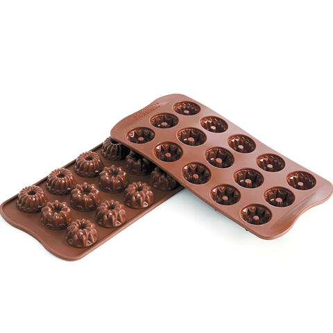 Konfektform silikon - SCG19 Fantasia &#216;28 x H15mm - 6ml x 15