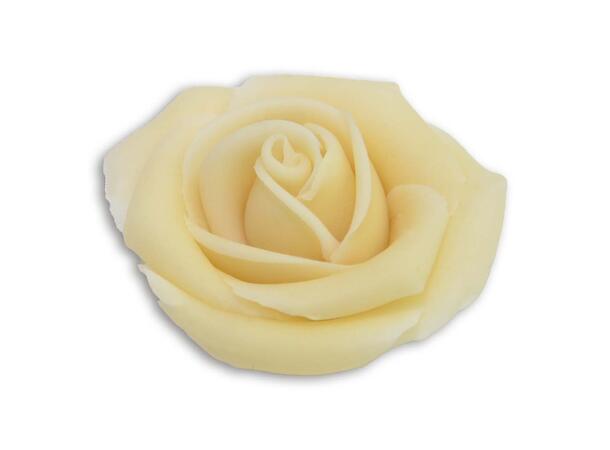 Marsipanrose naturhvit 