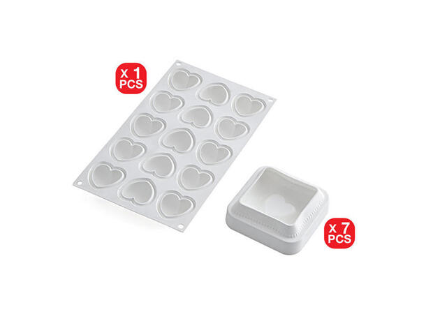 Ti Voglio Bene 270 100 x 100 x H30mm - 270ml x 7 + 1 x 15 