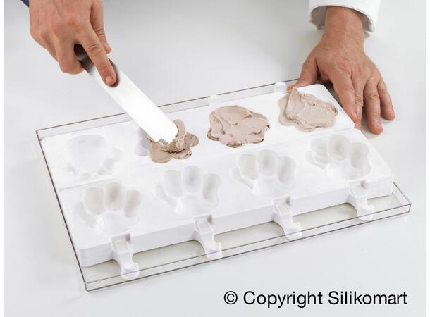 Gel 06 Pata silikonform 89 x 84 x H24mm - 98ml x 4 