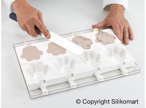 Gel 06 Pata silikonform 89 x 84 x H24mm - 98ml x 4 