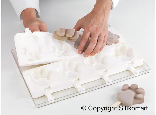 Gel 06 Pata silikonform 89 x 84 x H24mm - 98ml x 4 